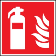 Brandschutzzeichen: Feuerlöscher